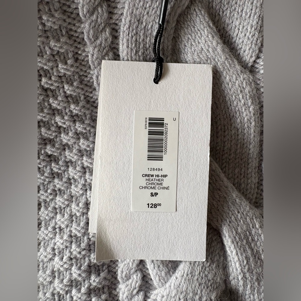 Aritzia Heritage Knit Merino‎ Wool Crew Hi-hip Sweater - Picture 10 of 10